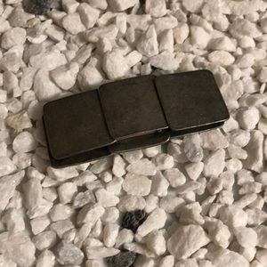 Chunky elastic metal bracelet